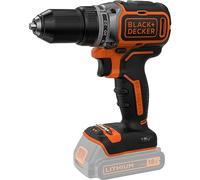 BLACK+DECKER Taladro Atornillador sin Escobillas 18V, Mayor Potencia, 23 Posiciones, 2 Velocidades Variables, No Incluye Cargador ni Batería, Sistema POWER CONNECT, BL186N-XJ