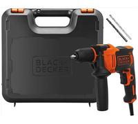 BLACK+DECKER Taladro percutor 550W en estuche BEH550K