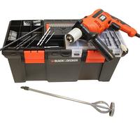 Black&Decker Taladro percutor 710W 13Mm S/Llave+Caja Herramientas+40 Accesori...