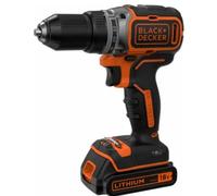 BLACK+DECKER Taladro percutor inalámbrico 18V con 2 marchas BDCHD18