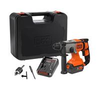 BLACK+DECKER Martillo combinado inalámbrico 18V 1x4.0Ah en maletín BCD900M1K