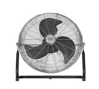 Black+Decker - Ventilador de Suelo 120W, 3 Velocidades, Diámetro 45cm, 3 Aspas en Metal, Inclinación Ajustable, Base Antideslizante, Asa de Transporte, Rejilla Extraíble, Organizador de Cables, Negro