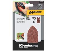 BLACK+DECKER X31019 5 Hojas de lija Grano 240.