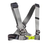 Black Diamond Arnés de pecho Vario Gris, Escalada, Boulder y Slackline, Talla única - Color Gris