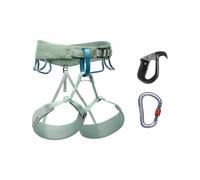 Juego de escalada para mujer Black Diamond W Momentum Hrnss Pilot Package Talla: L / Color: verde claro