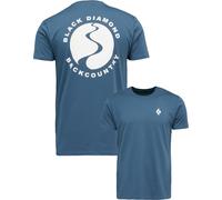 Black Diamond - Camisetas - M Bd Backcountry Stamp SS Tee Midnight Blue - Talla S - Azul Azul S