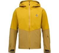 Black Diamond - Chaquetas de esquí - M Recon Stretch Shell Amber Flax de Nylon - Talla L - Amarillo Amarillo L