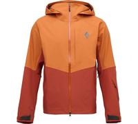 Black Diamond - Chaquetas de esquí - M Recon Stretch Shell Saffron Burnt Sienna de Nylon - Talla S - Naranja Naranja S