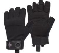 Black Diamond Crag Half-Finger Gloves, Unisex; 0002-Black; M