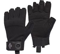 Black Diamond Crag Half-Finger Gloves, Unisex; 0002-Black; S