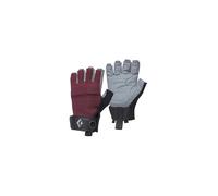 BLACK DIAMOND Guantes de escalada para mujer Crag Half-Finger rojo | S