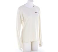 Black Diamond Heritage Wordmark LS Mujer Camiseta S Blanco