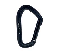BLACK DIAMOND Hotforge Straight Gate Black - Mosquetón para escalada - Negro - EU Unica