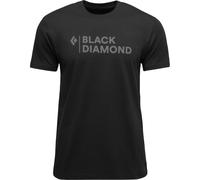 BLACK DIAMOND Mini Stacked Ss Tee - Hombre - Negro - talla M- modelo 2026