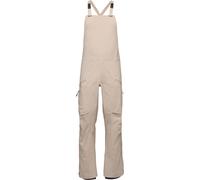 Black Diamond - Pantalones de esquí - M Factor Bibs Moonstone de Nylon - Talla XL - Beige Beige XL
