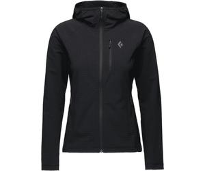 Black Diamond - Ropa de senderismo mujer - W Coefficient Storm Full Zip Hoody Black para Mujer - Talla M - Negro Negro M