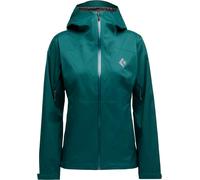 Black Diamond - Ropa de senderismo mujer - W Fineline Stretch Shell Deep Woods - Talla S - Verde Verde S