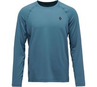 Black Diamond - Ropa para escalada - M Alpenglow LS Crew Cr lue - Talla M - Azul Azul M