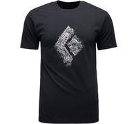 Black Diamond - Ropa para escalada - M Engineered Diamond SS Tee Black - Talla S - Negro Negro S