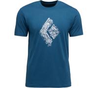 Black Diamond - Ropa para escalada - M Engineered Diamond SS Tee Indigo - Talla S - Azul Azul S