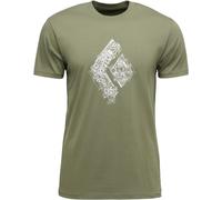 Black Diamond - Ropa para escalada - M Engineered Diamond SS Tee Tundra - Talla L - Verde Verde L