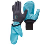 Black Diamond - Ropa para trail running - Deploy Wind Hood Gloves Carbon-Glacier de Silicona - Talla S - Azul Azul S