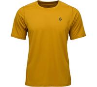 Black Diamond - Ropa para trail running - M Distance Ss Tech Tee Amber de Lana - Talla S - Amarillo Amarillo S