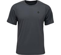 Black Diamond - Ropa para trail running - M Distance SS Tech Tee Charcoal de Lana - Talla S - Gris Gris S