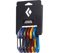 Mosquetones Escalada Black Diamond Alpinismo LiteWire Rackpack Pack de 6 Talla única
