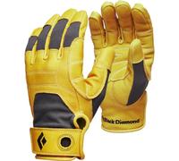Black Diamond - Accesorios para escalada - Transition Gloves Natural de Cuero - Talla S - Amarillo Amarillo S
