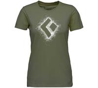 BLACK DIAMOND W Chalked Up 2.0 Ss Tee - Mujer - Verde - talla L- modelo 2024