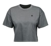 BLACK DIAMOND W Diamond Crop Ss Tee - Mujer - Gris - talla L- modelo 2026