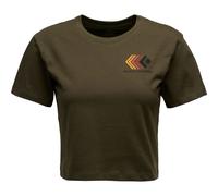 BLACK DIAMOND W Faded Crop Ss Tee - Mujer - Marrón - talla S- modelo 2026