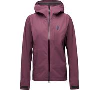Black Diamond - W Highline Stretch Shell Fig para Mujer - Talla M - Burdeos Burdeos M