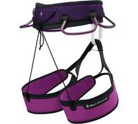 Black Diamond Cinturón de escalada para mujer, color morado, S | 71-79 cm