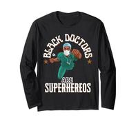 Black Doctors Are Superheroes - Regalo de Agradecimiento Manga Larga
