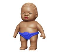 Black Doll Press Water Squirt Toy - ABS 8 x 12 x 4,5 cm Red Or Blue Portable - Summer Pool Sprayer For Kids Outdoor - Lightweight Novelty