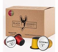 Black Donkey - 100 Cápsulas de Café compatibles con las máquinas Nespresso* (VARIEDAD DE CAFE')
