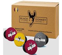 Black Donkey - 60 Cápsulas Compatibles con las máquinas Dolce Gusto*® (VARIEDAD DE CAFE', 60 Cápsulas, 60 Porciónes, 3 Mezclas de café)