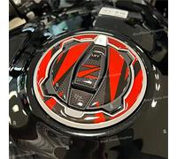 Black Doves Graphics Adhesivo 3D resinado protector tapón depósito compatible con Kawasaki Ninja 400/500, Z400/500/650/900, Versys 300/650/1000, ZX6R, ZX10R, Ninja 1000SX, Z H2, KLX230 (2017-2025)