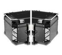 BLACK DOVES GRAPHICS Adhesivos reflectantes compatibles con GIVI Monokey Trekker Outback Portaequipajes de aluminio TOP CASE 42 58 L (Blanco)