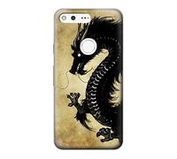 Black Dragon Painting Funda Carcasa Case para Google Pixel