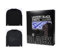 Black Dye For Clothes - 15 Count Universal Disolvable Gentle | Fiber Color Protector Sheets,for Washing Machine Home Laundry Room Dorm Travel Business Trip