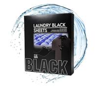 Black Dye for Clothes - Fabric Tint Sheets, Dissolvable Textile Pigment Paper, Gentle Garment Shade Restorer | Fiber Refresh Washing Companion Color Renewal for Washing Machine Home Laundry