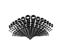(black) Ear Stretching Kit 50 Pieces For Womens
