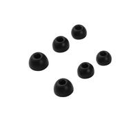 (Black) Eartip Cap Cover Silicone Earbuds Earplugs Silicone Skin Earpiece Ear Hook Buds for-Beats -Studio Buds Headphone White