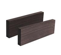 Black Ebony Lumber - Custom DIY Material Tool | Musical Locust Exotic | Wood Timber Handle Plate For Blank Blades Knives Music Instrument Indoor Outdoor Tools 4.7"x1.57"x0.39"