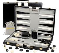 Black Edition - Juego de backgammon