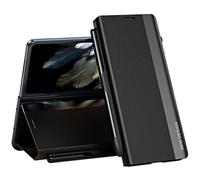 (Black) Electroplating Phone Case with Pen Holder for OnePlus Open and Oppo Find N3 5G, Protective Cover Compatible with OnePlus Open/Oppo Find N3