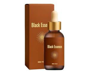 Black Essence Gotas de bronceado, bronceador automático, brillo natural Sun-Kissed Glow, bronceado uniforme sin rayas, autobronceador para cuerpo y cara (1, 30 ml)